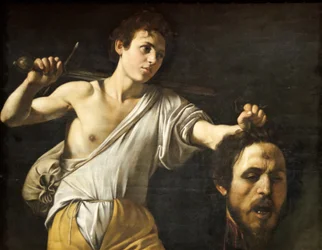 David mit dem Haupt des Goliath